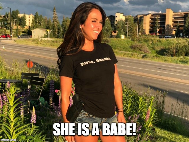 SHE IS A BABE! | made w/ Imgflip meme maker