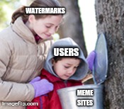 Maple Syrup Kids |  WATERMARKS; USERS; MEME SITES; imageflip.com | image tagged in maple syrup kids | made w/ Imgflip meme maker
