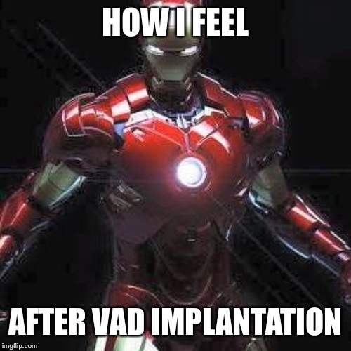 LVAD | HOW I FEEL; AFTER VAD IMPLANTATION | image tagged in vad,darth vader,lvad,surgery | made w/ Imgflip meme maker