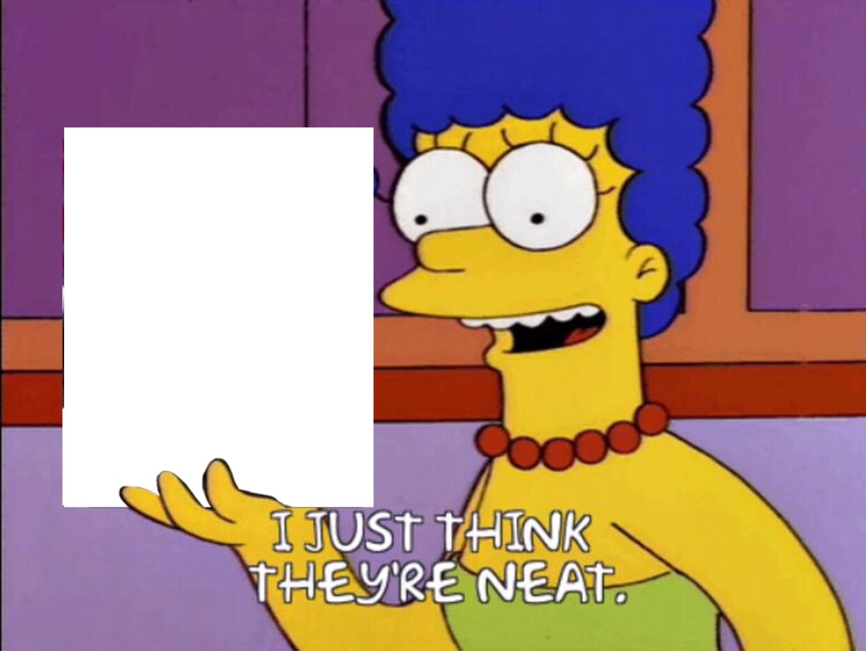 High Quality what's neat? Blank Meme Template