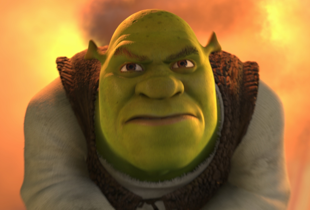 Angry Shrek Blank Meme Template