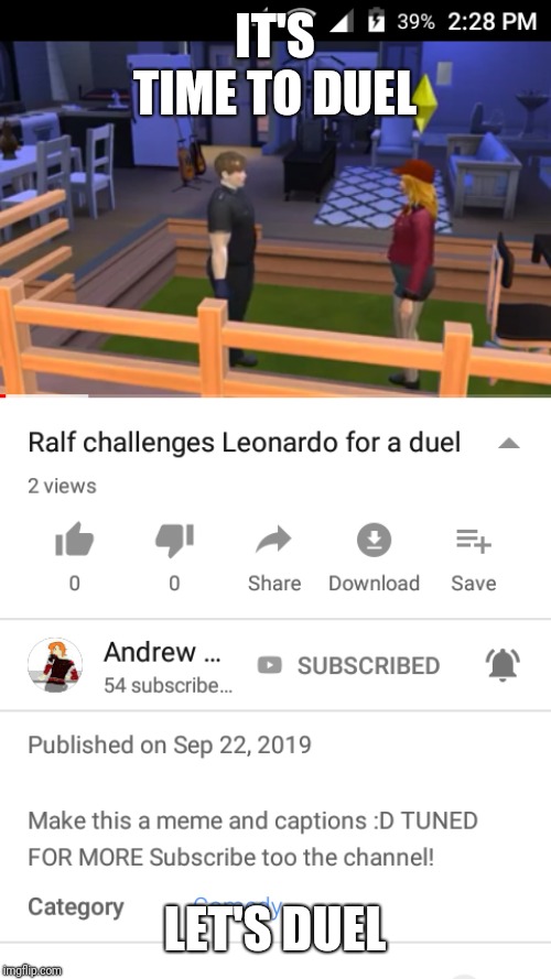 Ralf challenges leonardo to a duel | IT'S TIME TO DUEL; LET'S DUEL | image tagged in funny memes | made w/ Imgflip meme maker