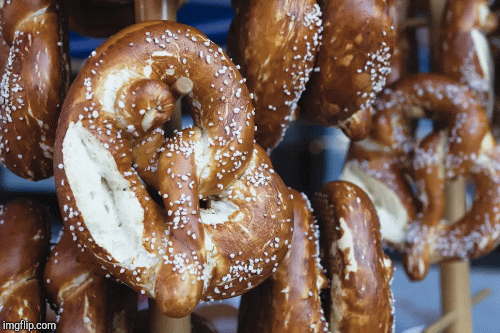 Pretzels! | image tagged in gifs,food | made w/ Imgflip images-to-gif maker