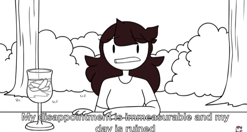 Jaiden Animations Disappointment Blank Meme Template