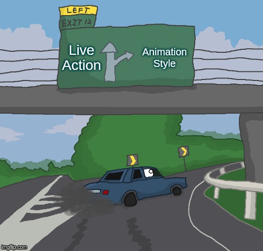animation higway style | Live Action; Animation
Style | image tagged in road,car,animation | made w/ Imgflip meme maker