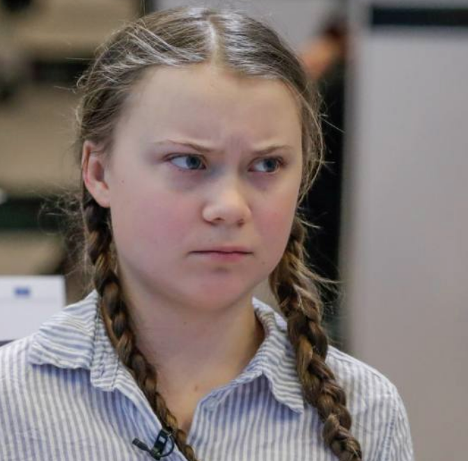 High Quality Angry Greta Thunberg Blank Meme Template