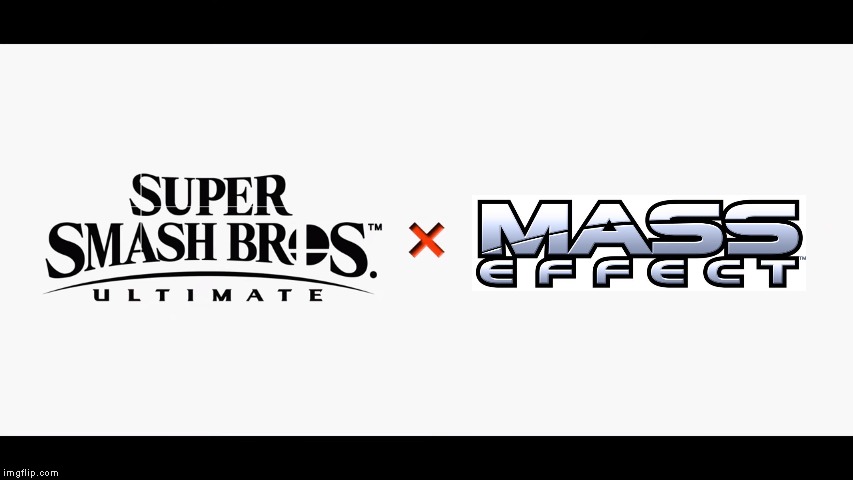 Super Smash Bros. Ultimate X Mass Effect | image tagged in super smash bros ultimate x blank,mass effect | made w/ Imgflip meme maker