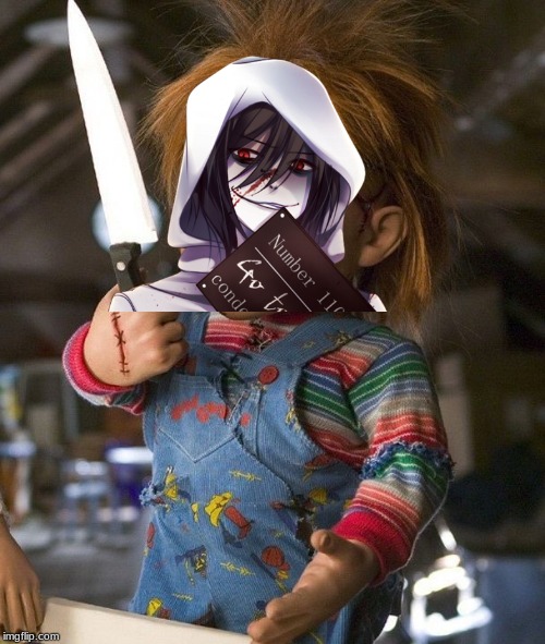 Chucky with Knife | image tagged in chucky with knife | made w/ Imgflip meme maker