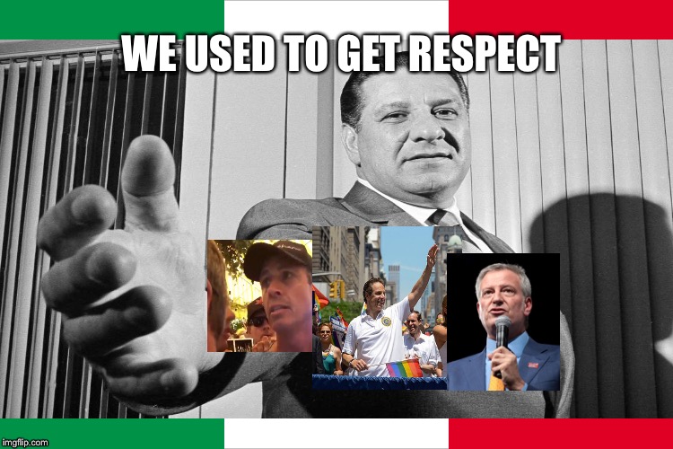 Italian Americans | WE USED TO GET RESPECT | image tagged in chris cuomo,andrew cuomo,new york,philadelphia,italian | made w/ Imgflip meme maker