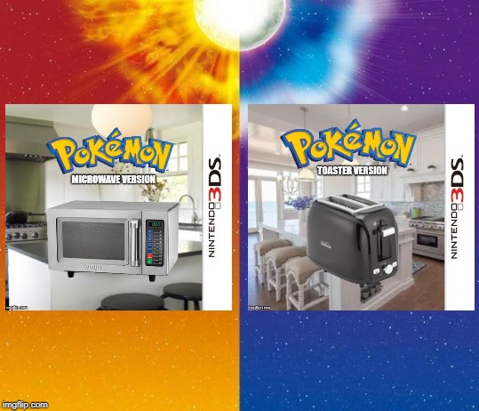 Pokemon Microwave and Toaster (Leaked Image) | image tagged in pokemon sun and moon background,pokemon,nintendo,memes | made w/ Imgflip meme maker