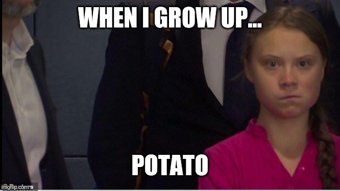 WHEN I GROW UP... POTATO | made w/ Imgflip meme maker