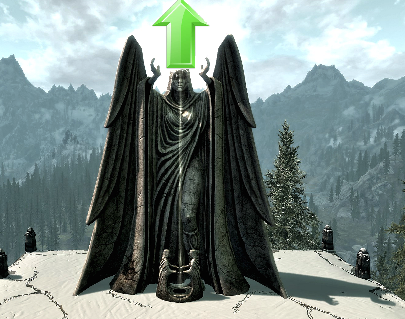 skyrim upvote Blank Meme Template