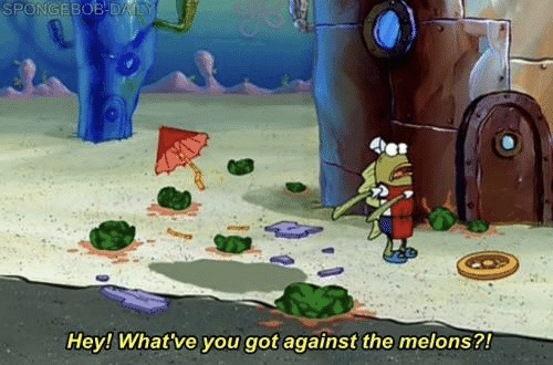 High Quality Spongebob melons Blank Meme Template