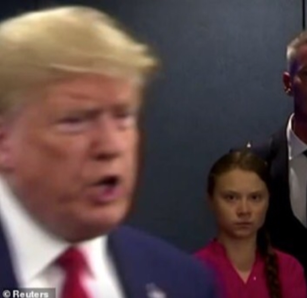 Trump Death Stare Blank Meme Template