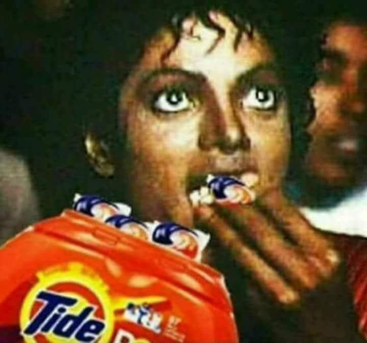 Michael Jackson Tide pods Blank Meme Template