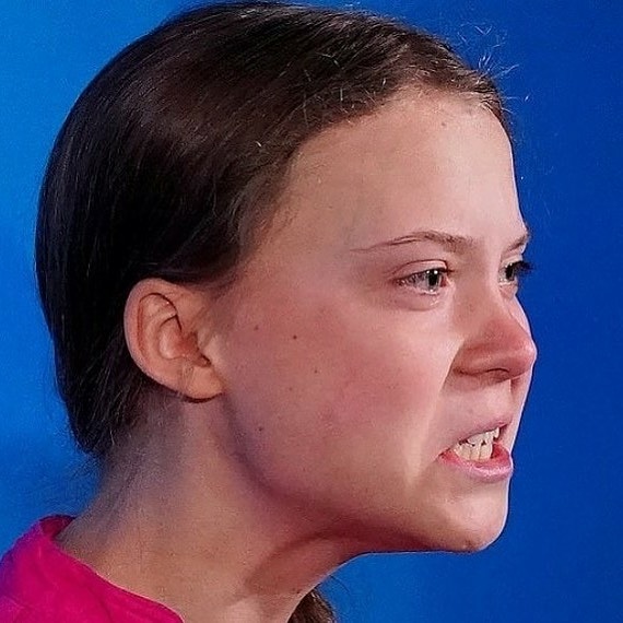 Greta Thunberg Blank Meme Template