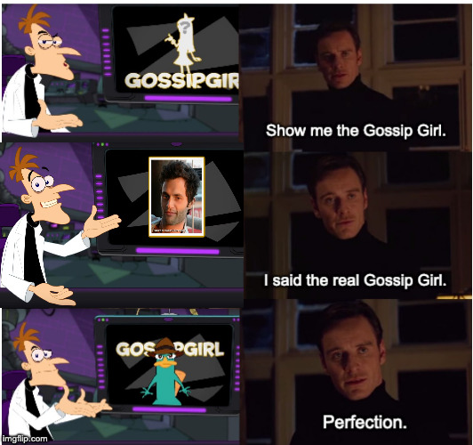 The Real Gossip Girl Blank Template Imgflip