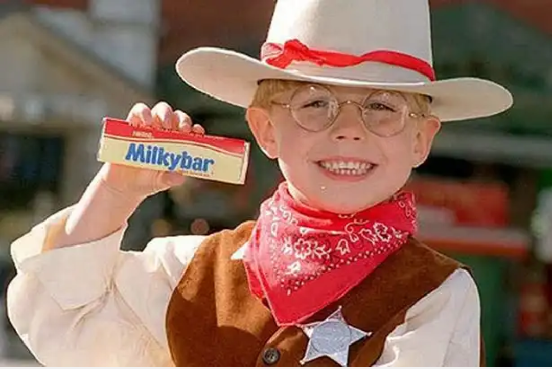 High Quality Milky bar kid Blank Meme Template