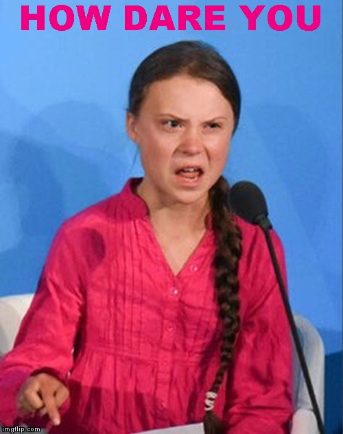 Greta Thunberg how dare you | HOW DARE YOU | image tagged in greta thunberg how dare you | made w/ Imgflip meme maker