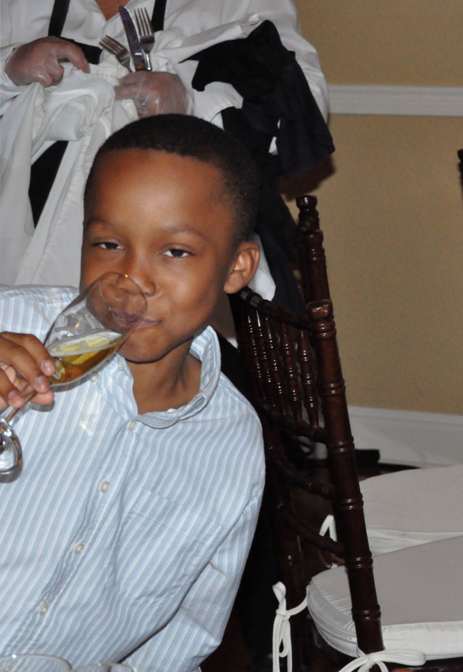 High Quality Champagne Kid Blank Meme Template