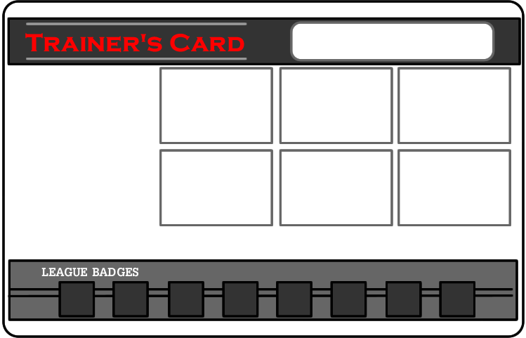 trainer card template one Blank Meme Template