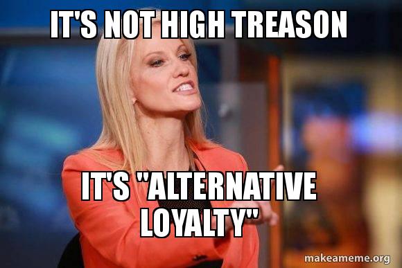 High Treason Alternative Loyalty Blank Meme Template