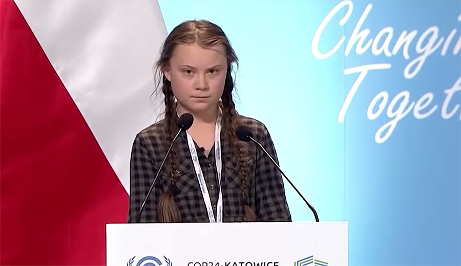 Greta Thunberg Blank Meme Template