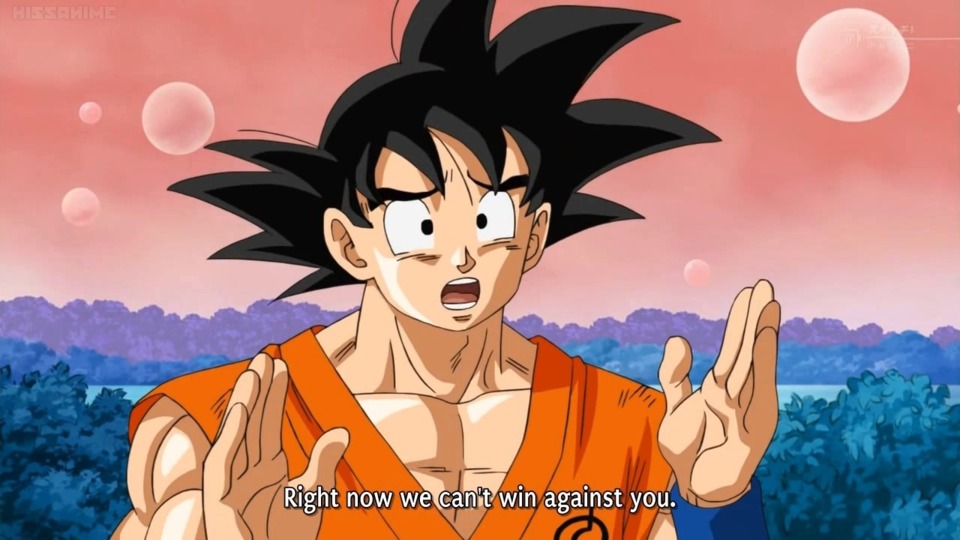 Goku can’t win Blank Meme Template