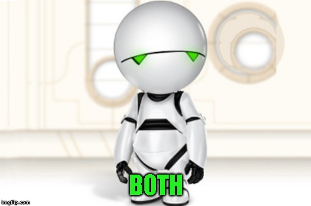Marvin | BOTH | image tagged in marvin | made w/ Imgflip meme maker