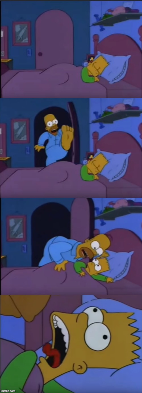 Bart, I don't want to alarm you Blank Meme Template