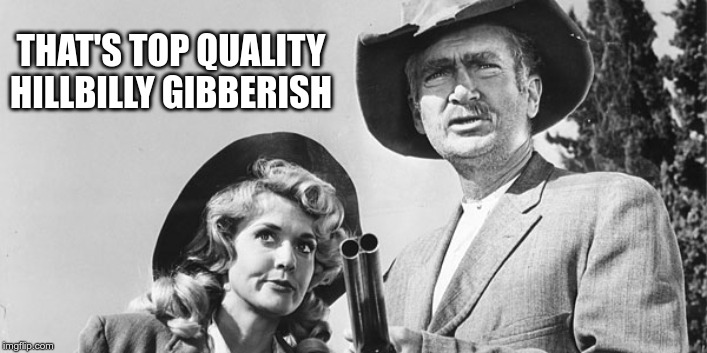 Beverly Hillbillies | THAT'S TOP QUALITY HILLBILLY GIBBERISH | image tagged in beverly hillbillies | made w/ Imgflip meme maker