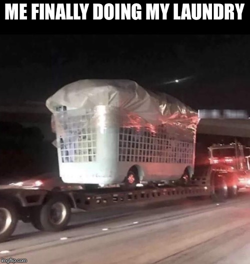Laundry | ME FINALLY DOING MY LAUNDRY | image tagged in laundry | made w/ Imgflip meme maker