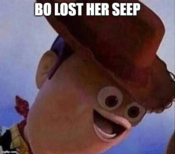 Derp Woody | BO LOST HER SEEP | image tagged in derp woody | made w/ Imgflip meme maker
