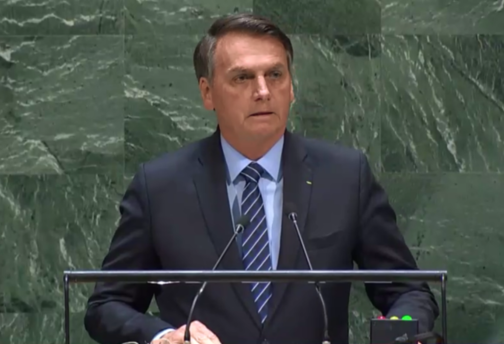 bolsonaro na onu Blank Meme Template