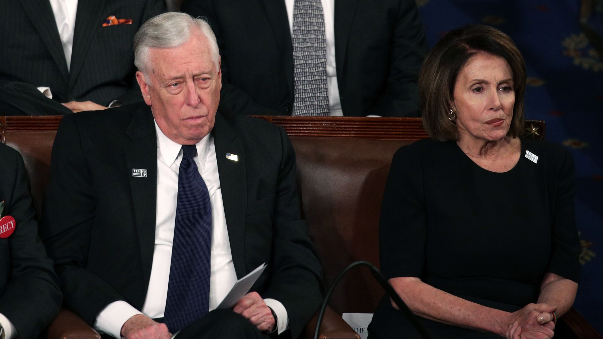 High Quality Steny Hoyer and Nancy Pelosi Blank Meme Template