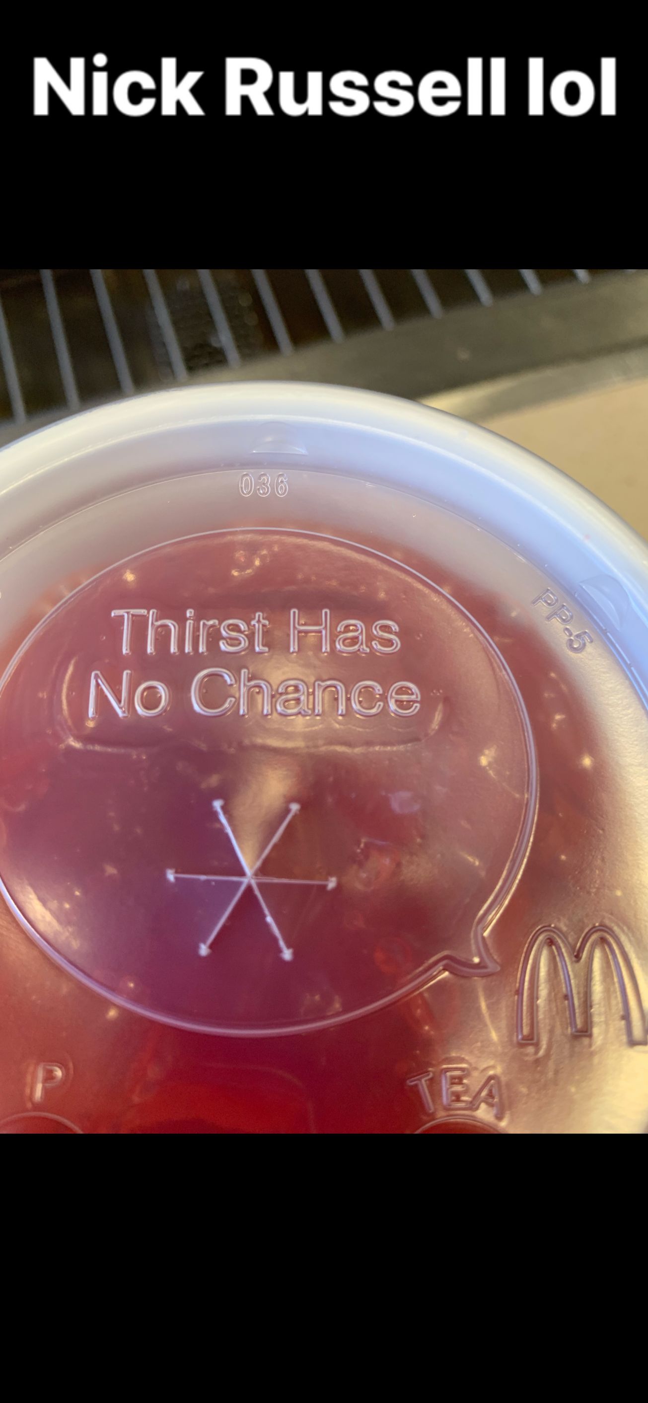 Thirst has no chance Blank Meme Template