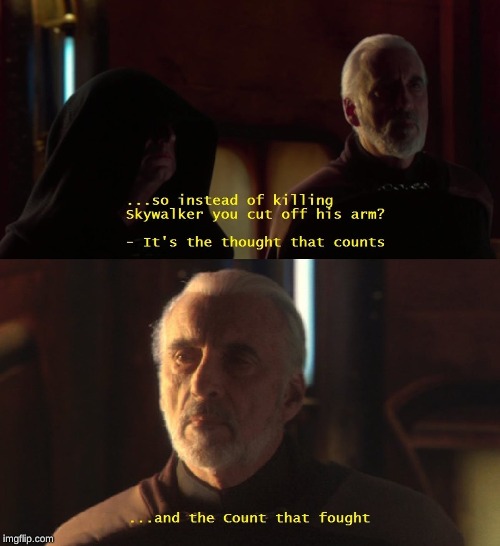 COUNT DOOKU | image tagged in count,dooku,count dooku | made w/ Imgflip meme maker