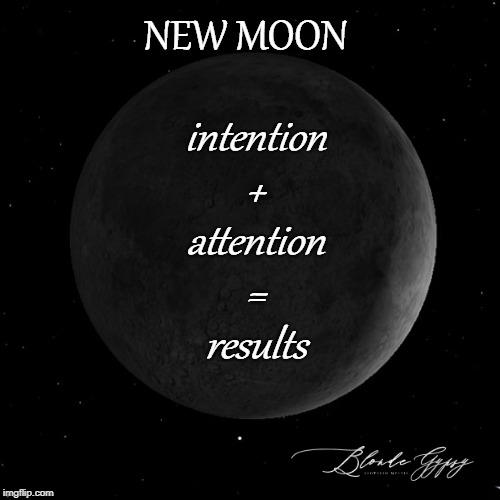 new moon | intention
+
attention
=
results; NEW MOON | image tagged in new moon | made w/ Imgflip meme maker