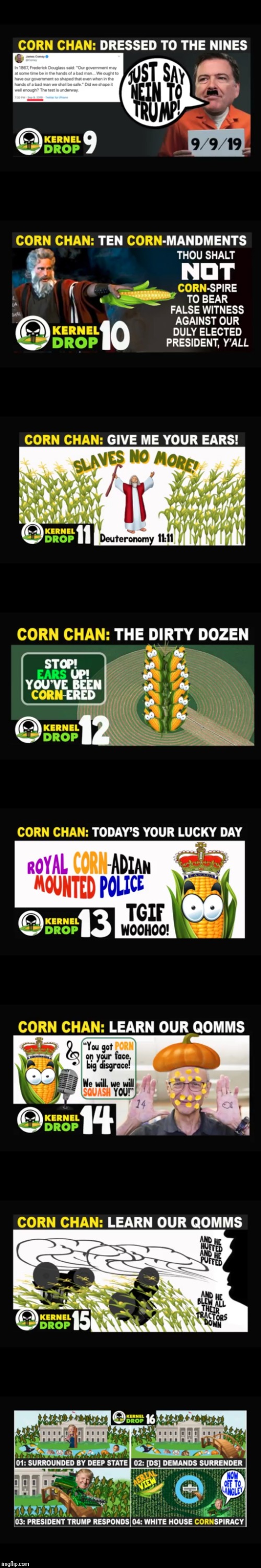 Corn Farm | image tagged in corruption,corn farm,qanon,truth,blackmail | made w/ Imgflip meme maker