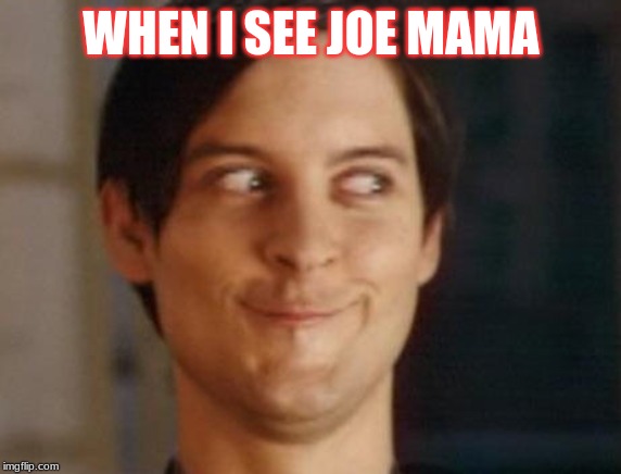 Spiderman Peter Parker | WHEN I SEE JOE MAMA | image tagged in memes,spiderman peter parker | made w/ Imgflip meme maker
