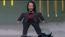 High Quality mini keanu reeves Blank Meme Template