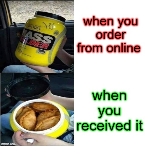Drake Hotline Bling Meme | when you order from online; when you received it | image tagged in memes,drake hotline bling | made w/ Imgflip meme maker
