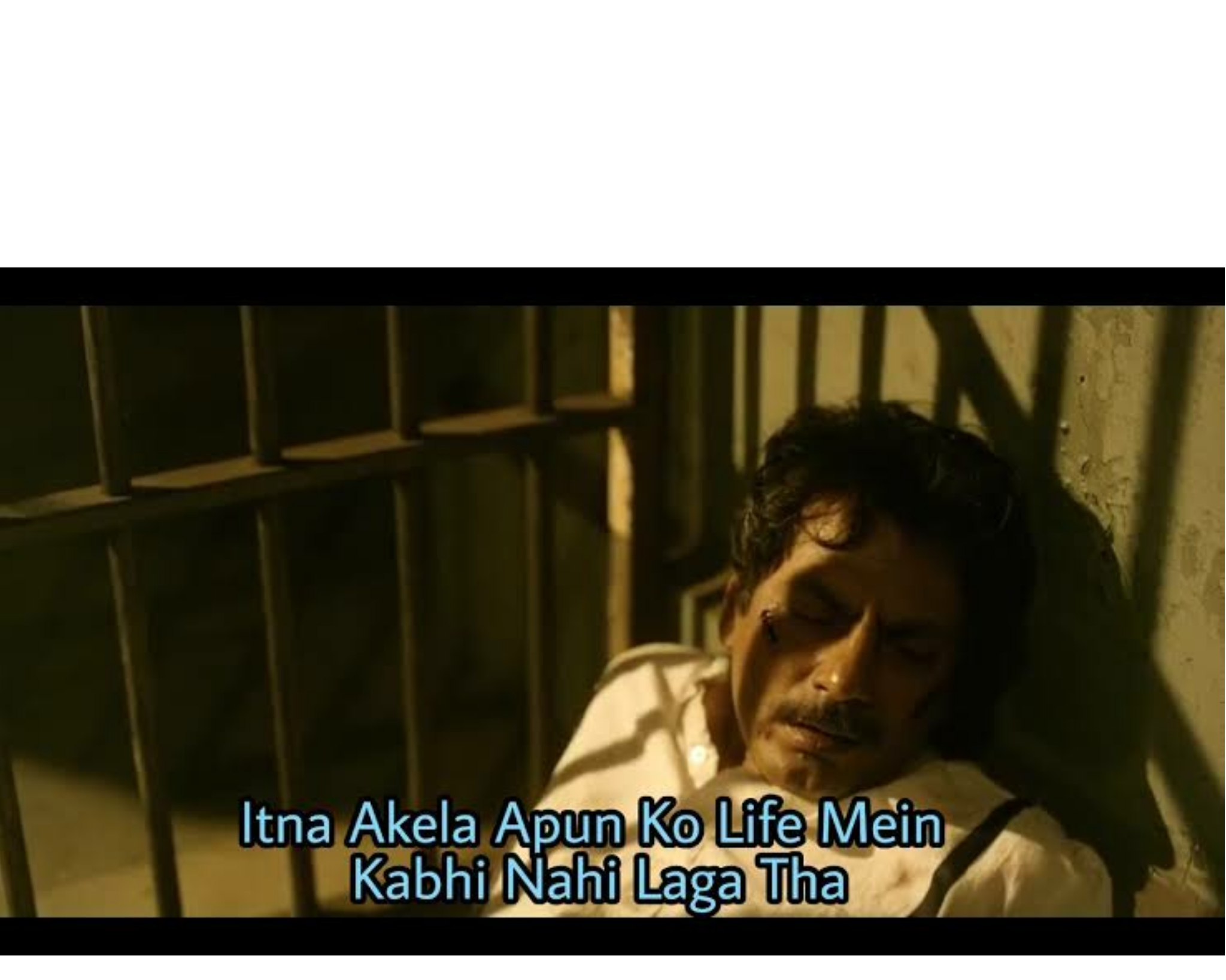 Itna Akela Sacred Games Blank Meme Template