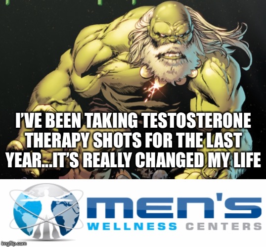 The Grinch be working out! | I’VE BEEN TAKING TESTOSTERONE THERAPY SHOTS FOR THE LAST YEAR...IT’S REALLY CHANGED MY LIFE | image tagged in the grinch be working out | made w/ Imgflip meme maker