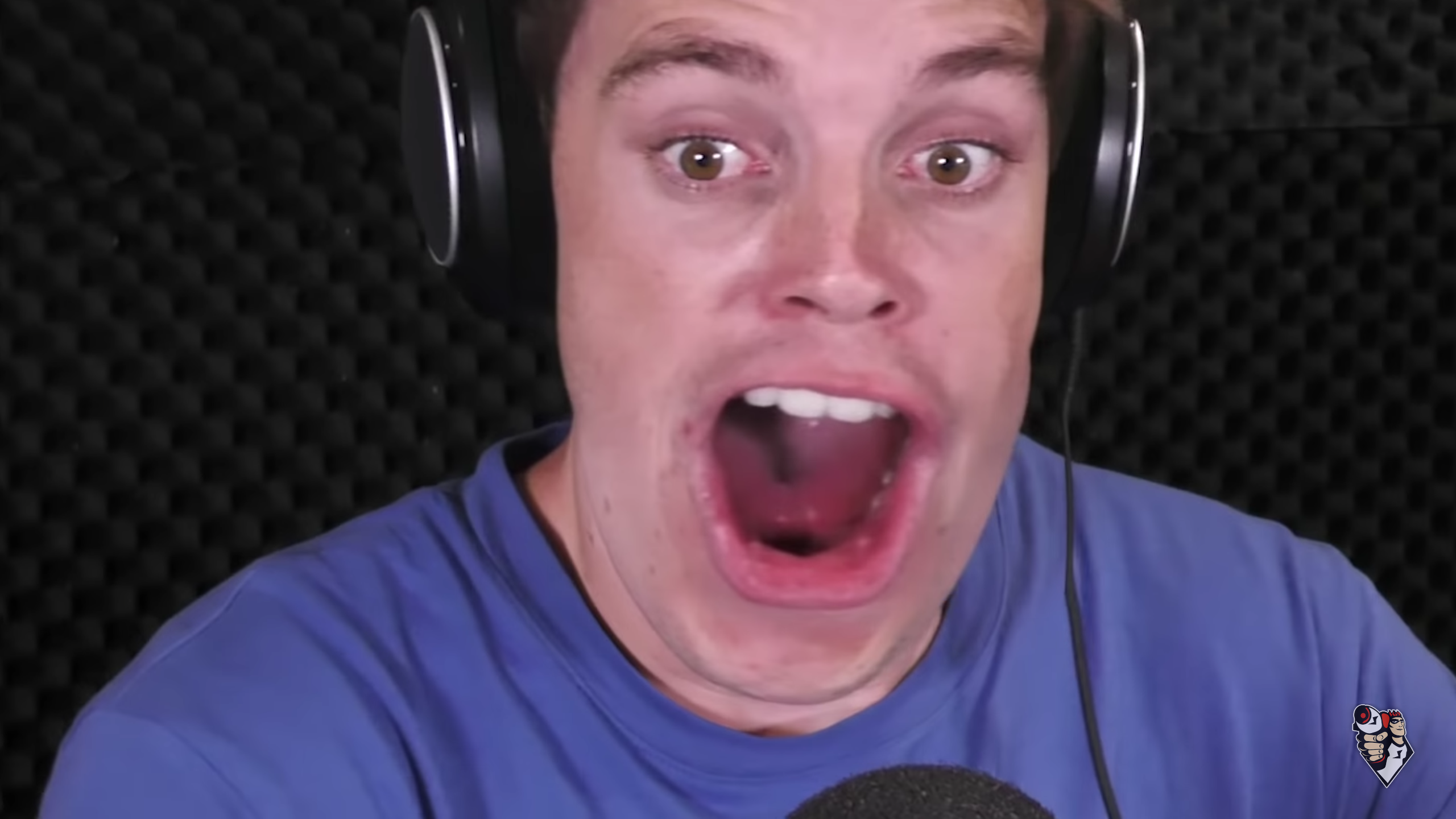 Shocked Lazarbeam Blank Meme Template