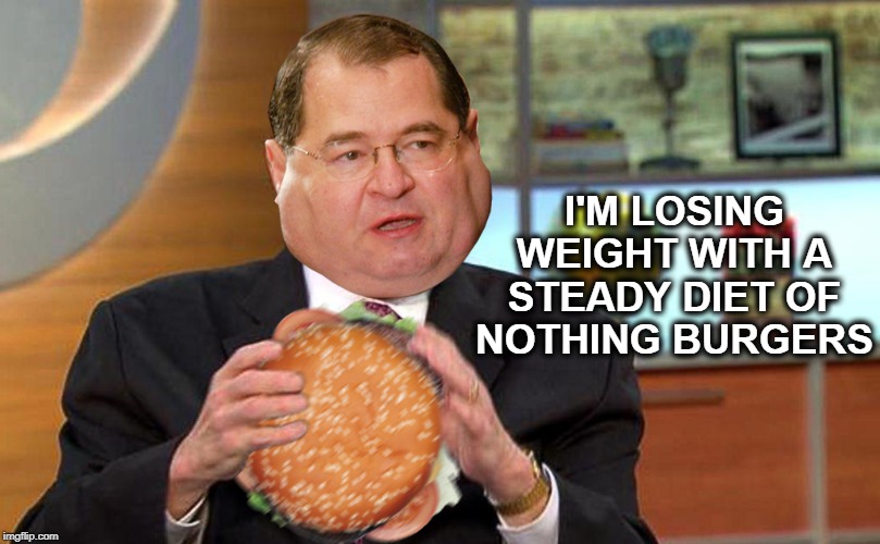 Lose weight with Nothing burgers! | I'M LOSING WEIGHT WITH A STEADY DIET OF NOTHING BURGERS | image tagged in weight loss,trump | made w/ Imgflip meme maker