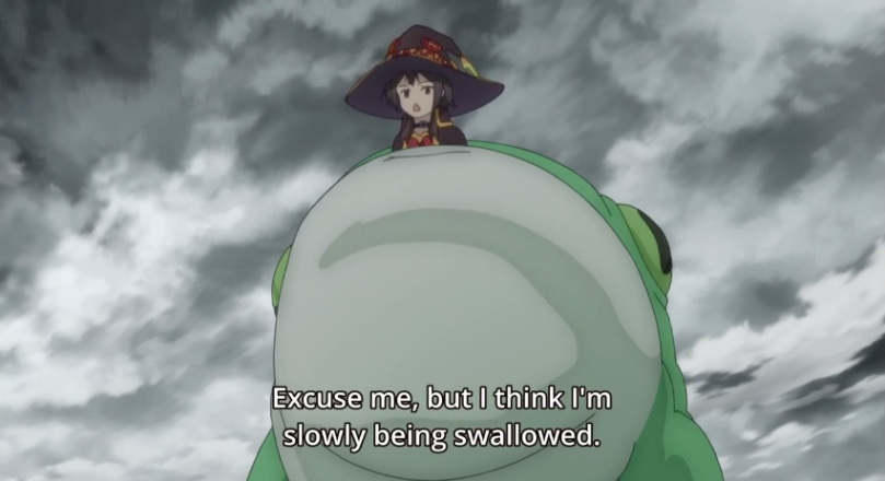 High Quality Megumin Frog Blank Meme Template