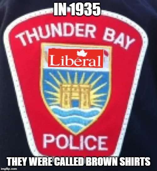 Removing unwanted media from Liberal rallies | IN 1935; THEY WERE CALLED BROWN SHIRTS | image tagged in justin trudeau,trudeau,dirty cops,politics,stooges,scumbag | made w/ Imgflip meme maker