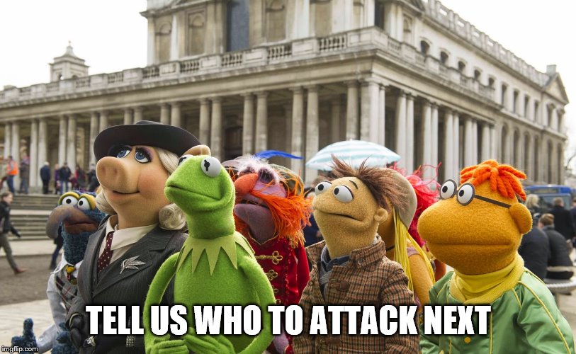 TELL US WHO TO ATTACK NEXT | made w/ Imgflip meme maker