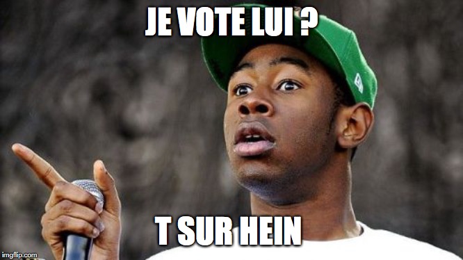 Baron Creater | JE VOTE LUI ? T SUR HEIN | image tagged in memes,baron creater | made w/ Imgflip meme maker